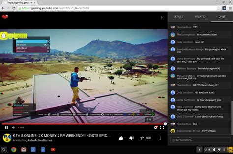 youtube gaming live streams